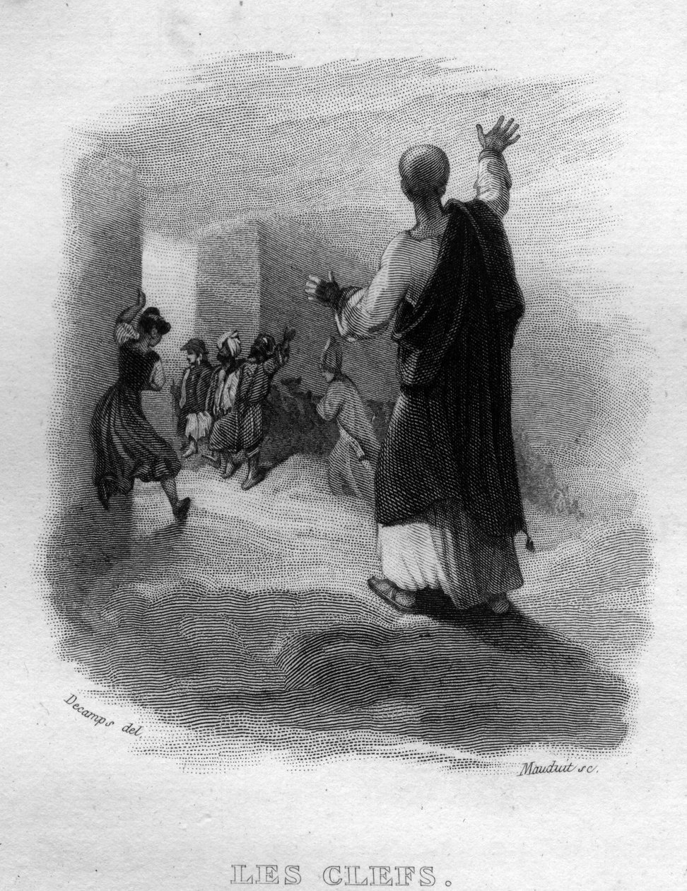 Les keys Chanson de Beranger en "Oeuvres completes" (1834) de French School