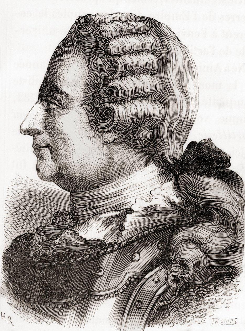 Teniente general Jean-Baptiste Vaquette de Gribeauval, de Les Merveilles de la Science, publicado hacia 1870 (grabado). de French School