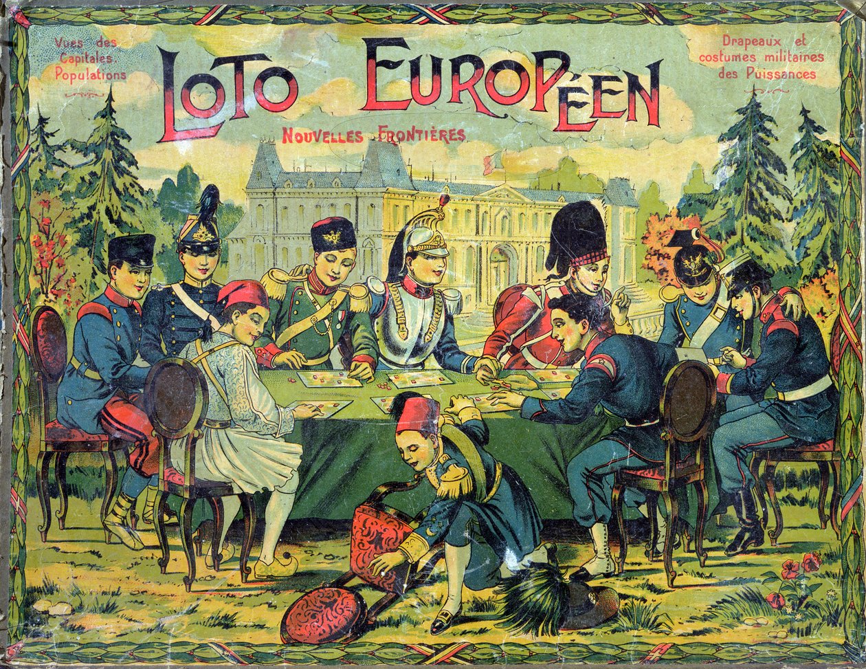 Loto Europeo, versión francesa del juego de Lotto para niños, c.1900 de French School
