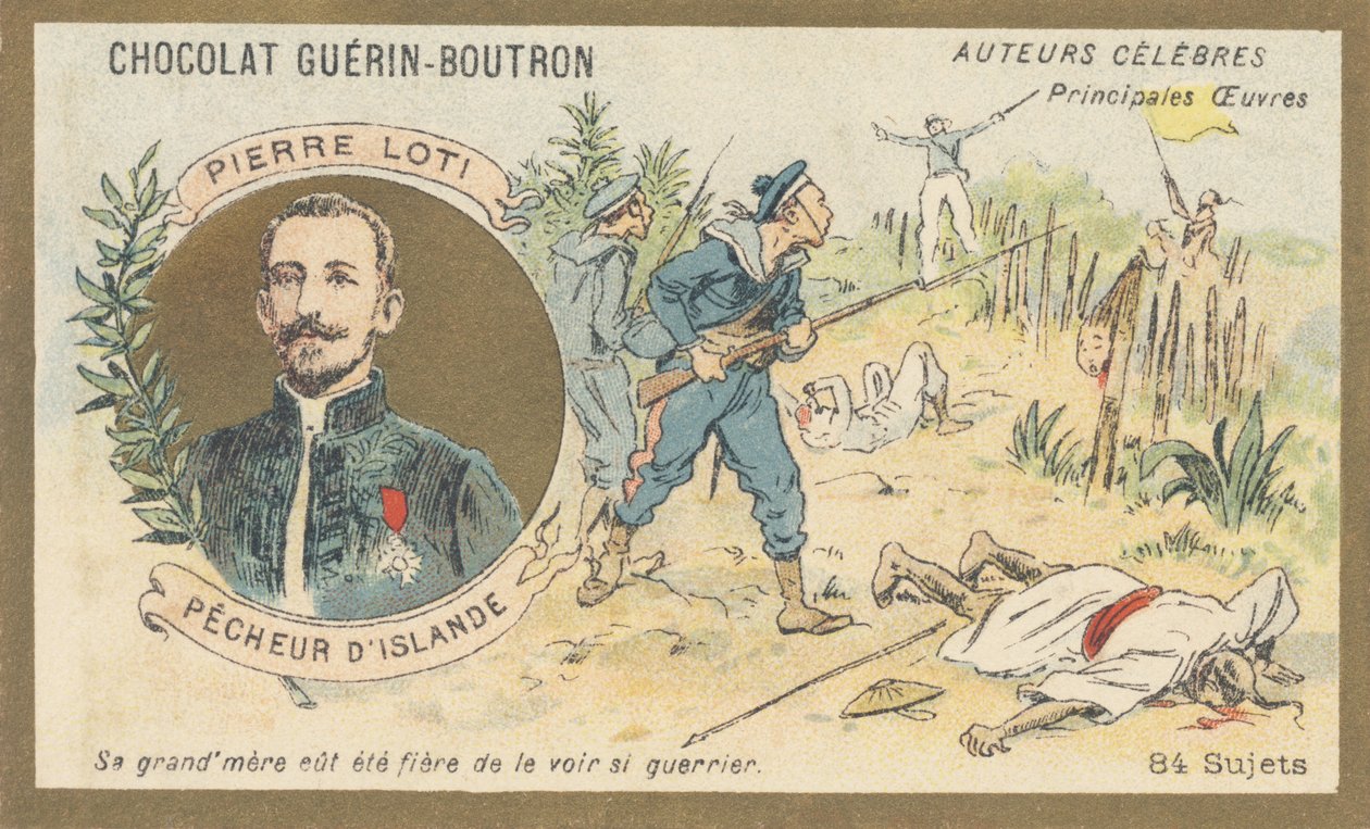 Louis-Marie-Julien Viaud conocido como Pierre Loti (1850-1923), escritor y oficial naval francés, autor de “Pêcheur d