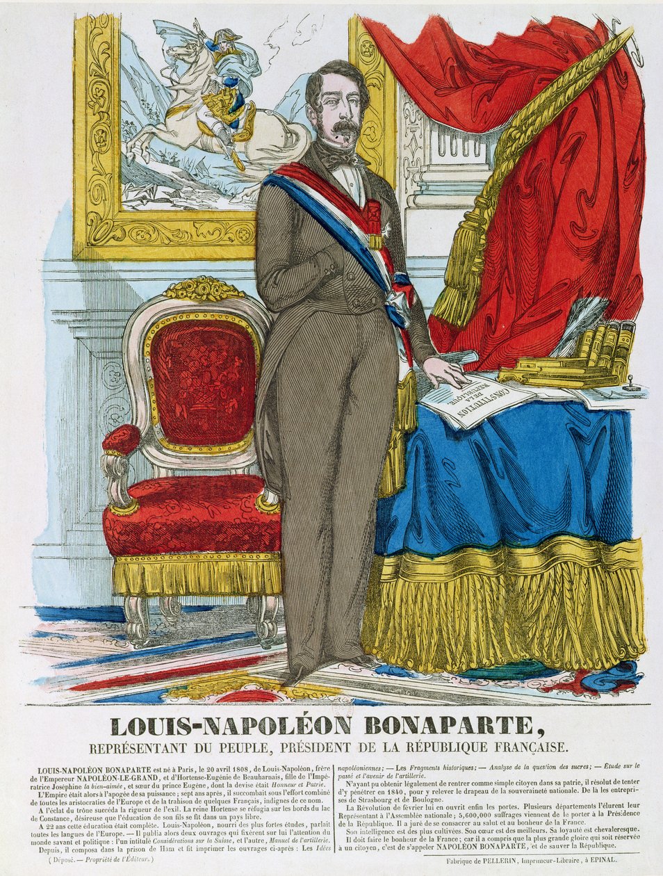 Luis-Napoleón Bonaparte (1808-73) futuro Napoleón III de French School