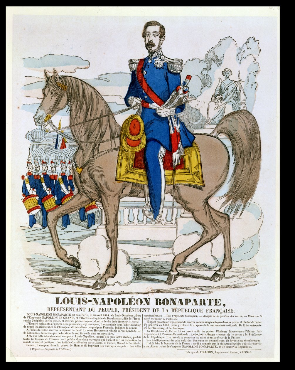 Luis-Napoleón Bonaparte (1808-73) futuro Napoleón III, 1849 de French School