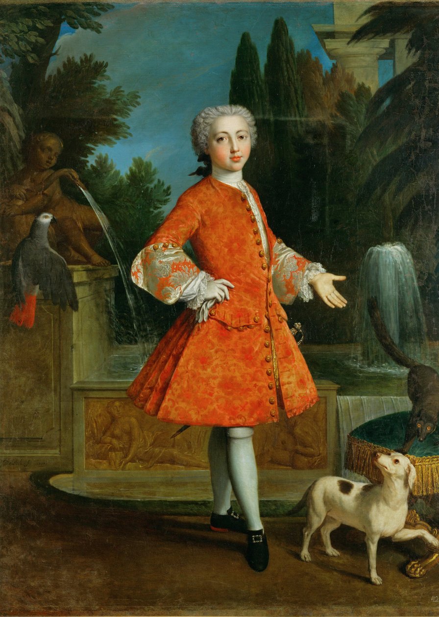Luis Felipe, duque de Orleans de niño, duque de ... (pintura sobre lienzo) de French School