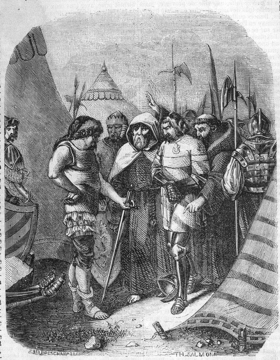 Louis II de la Trémoille (La Trimouille) (1460-1525). General inglés. Guerra Loca (1485-1488). La Trémoille decidiendo matar a los cómplices del Duque de Orleans. de French School