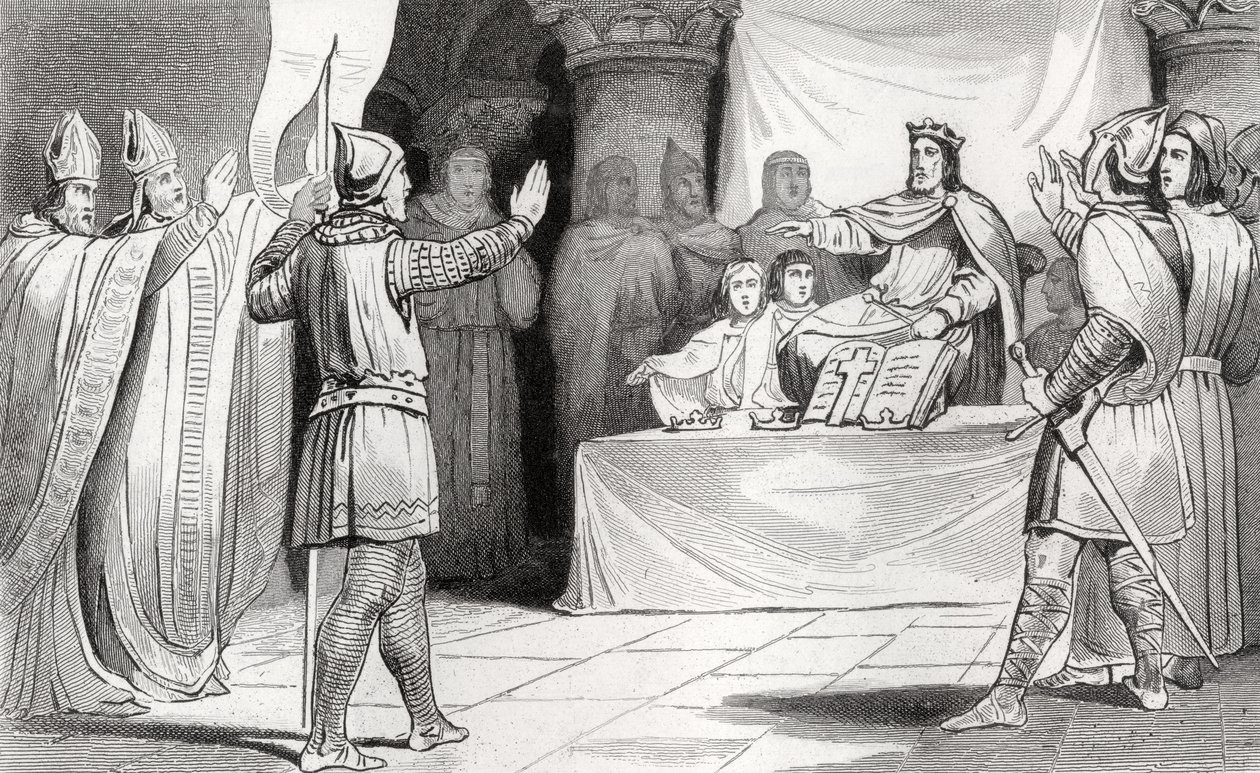 Luis I (778-840) el Piadoso en la Corte, de 