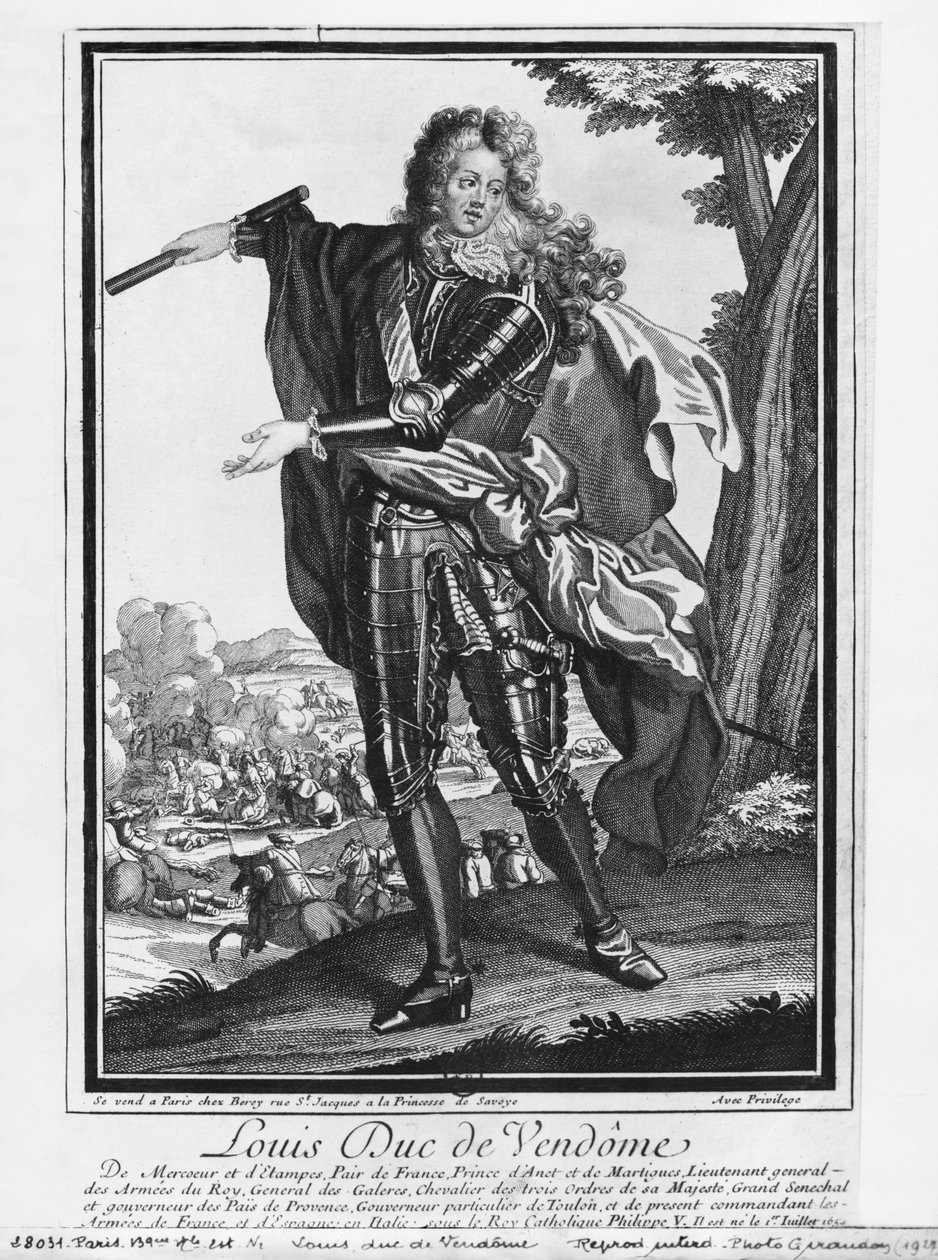 Luis José de Borbón, duque de Vendôme, conocido como El Gran Vendôme de French School