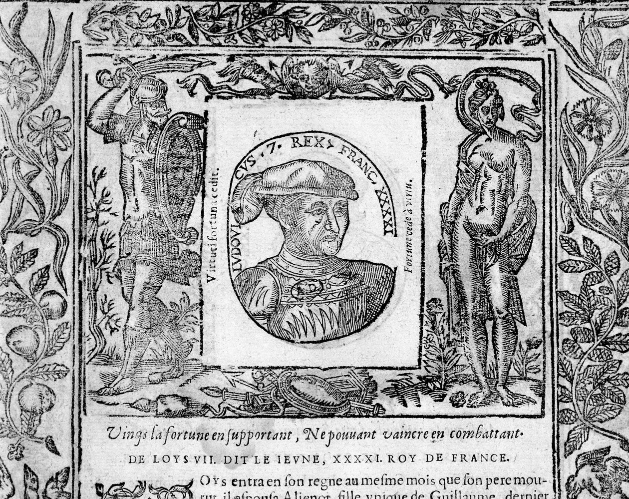 Luis VII el Joven de French School