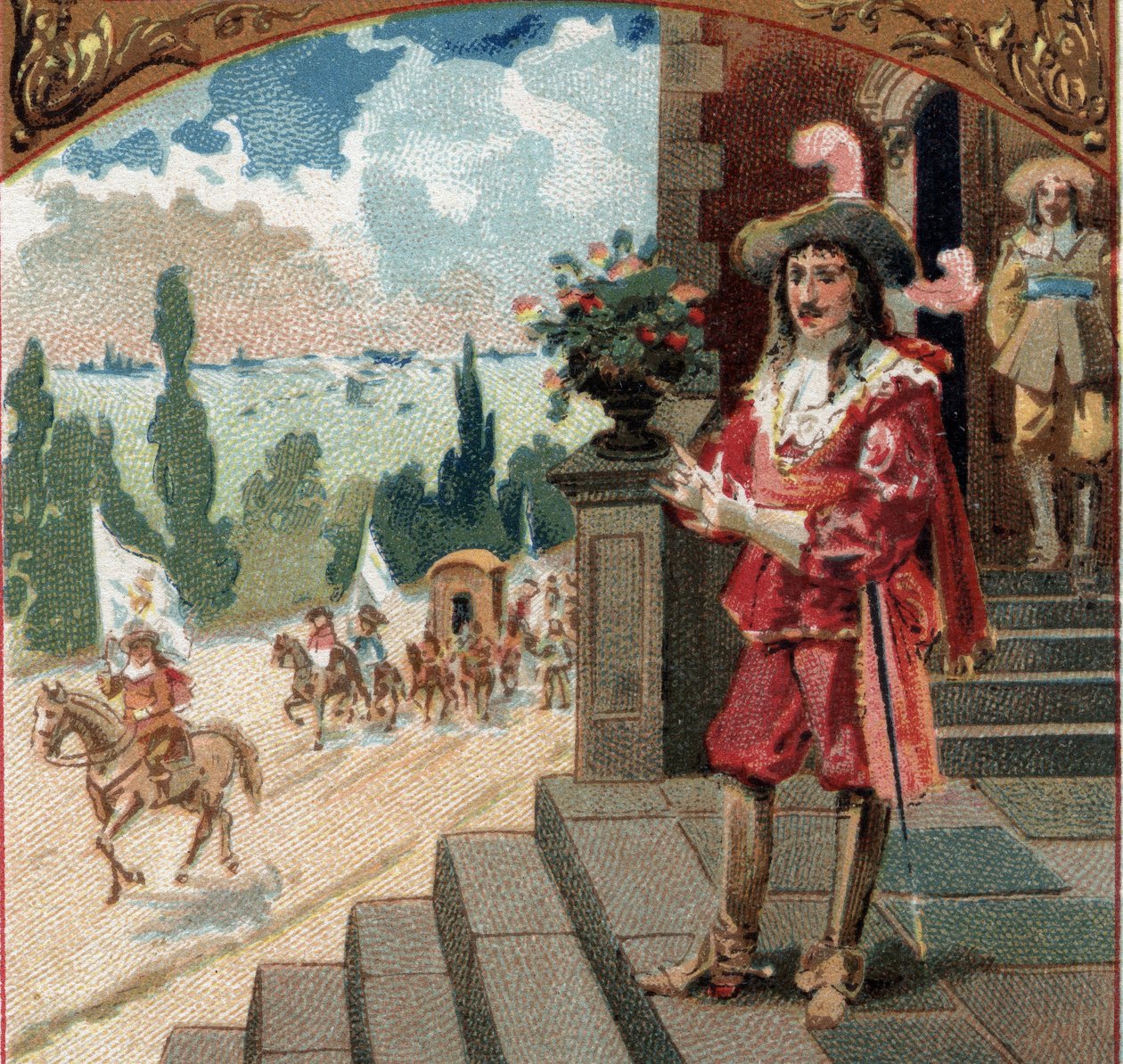 Luis XIII (1601-1643) pasó la noche del 5 de junio de French School