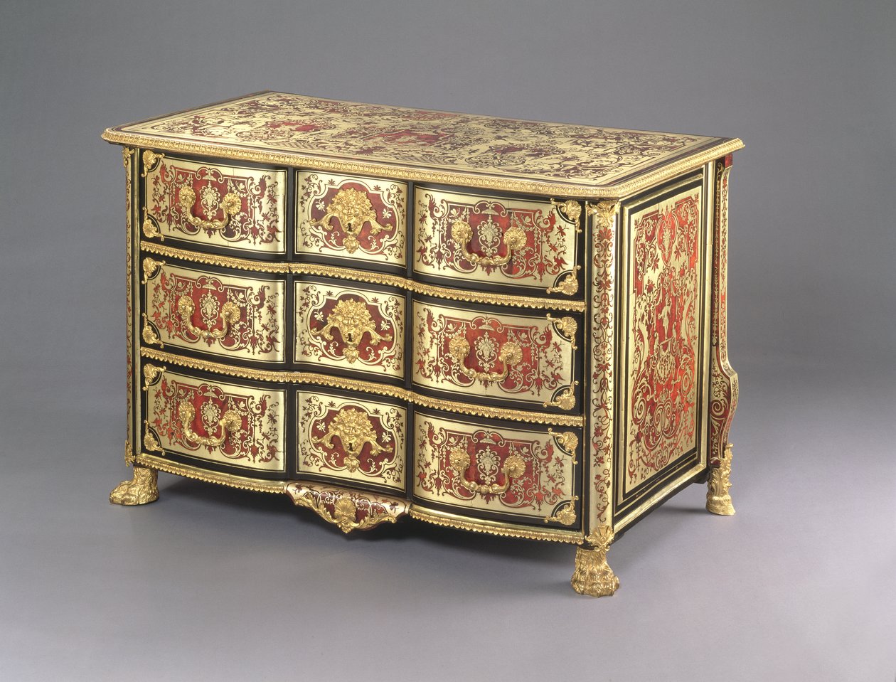 Cómoda Boulle de Luis XIV, c.1700 de French School