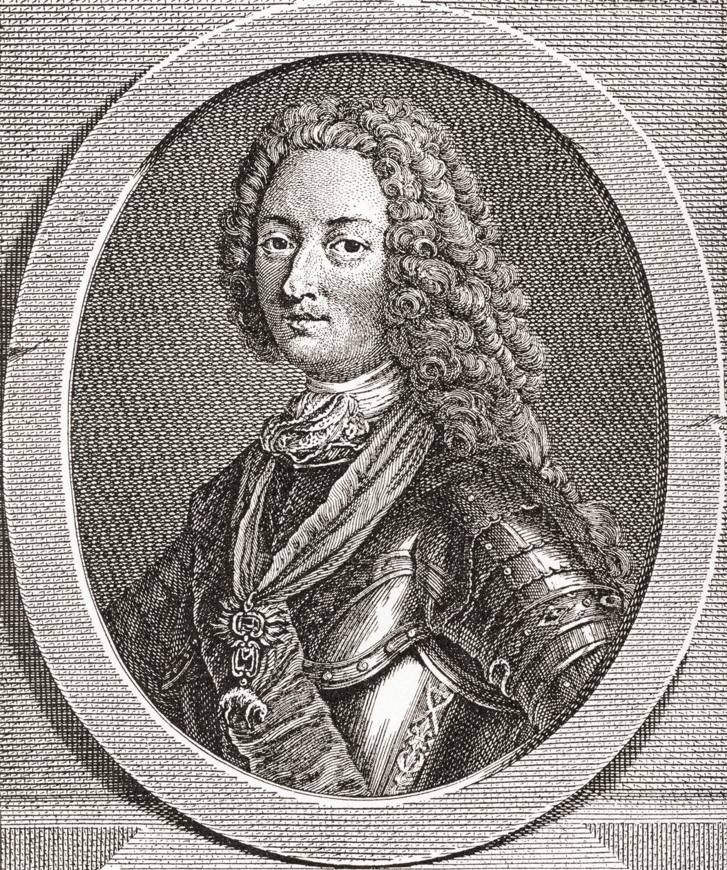 Luis de Orleans, duque de Orleans, 1703-1752. Duque de Orleans y miembro de la familia real francesa. De Les Heures Libres publicado en 1908. de French School