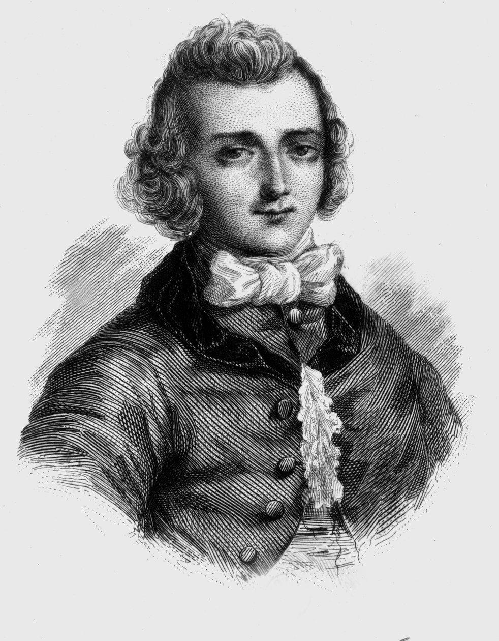 Louis de Jaucourt (1704-1779) (grabado) de French School