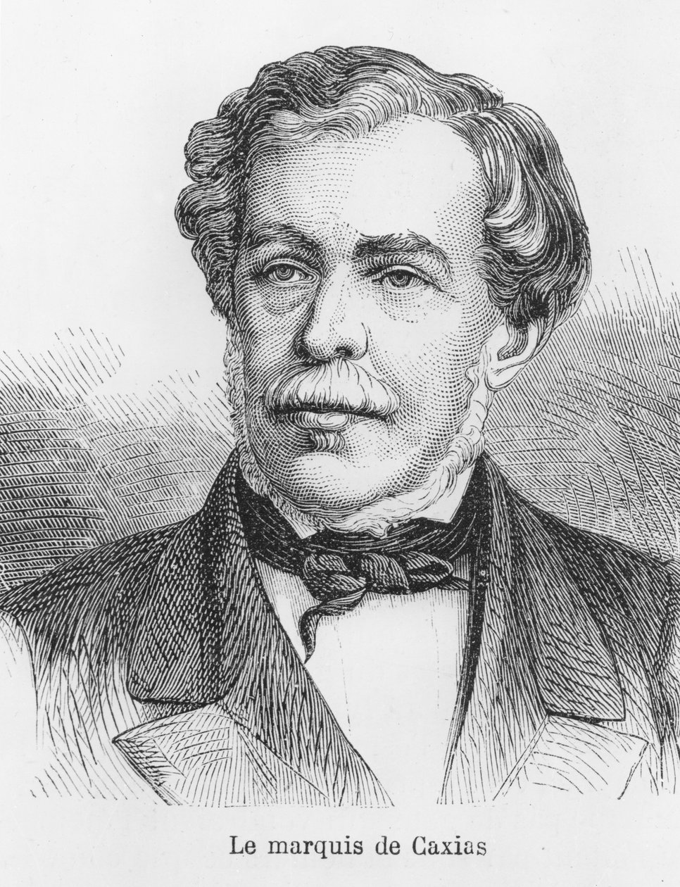 Luís Alves de Lima e Silva, Duque de Caxias (grabado) de French School