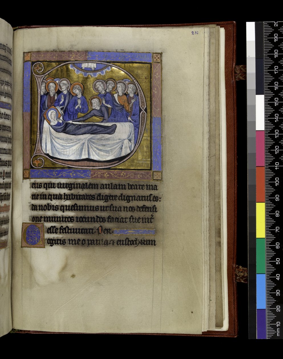 Colectas, sermones y lecciones para la Asunción, del Salterio y Horas de Isabel de Francia, París, c.1265-70 de French School