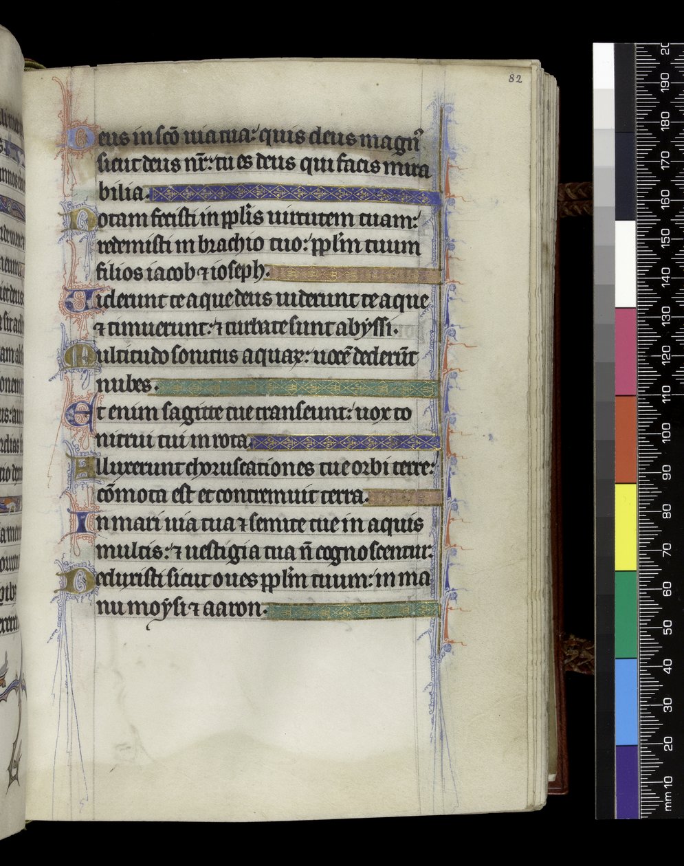 MS 300 f.82r, del Salterio y Horas de Isabel de Francia, París, c.1265-70 de French School