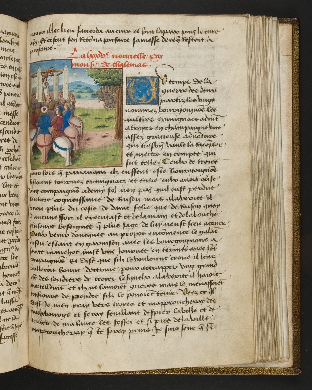 Página de Cent Nouvelles Nouvelles, c.1461-62 de French School