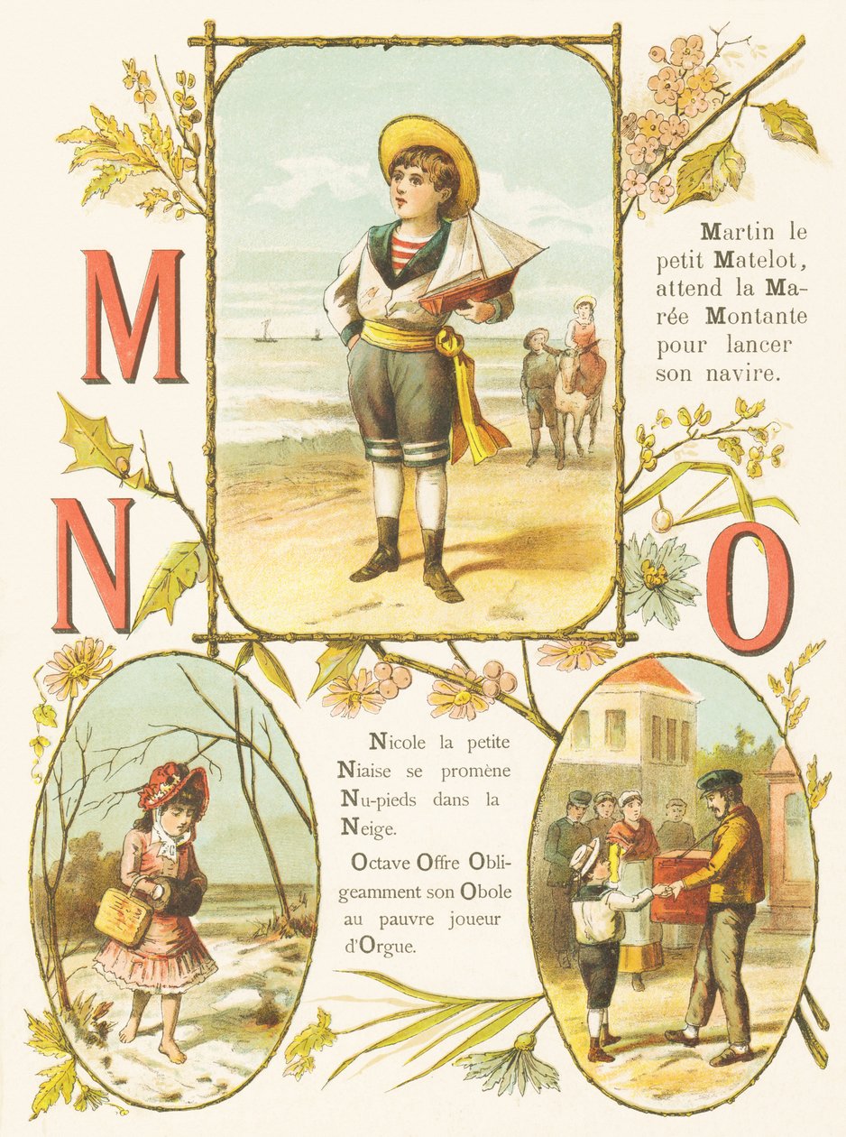 M N W: Marinero, Maree, Niaise, Descalzo, Nieve, Óbolo, Órgano de French School