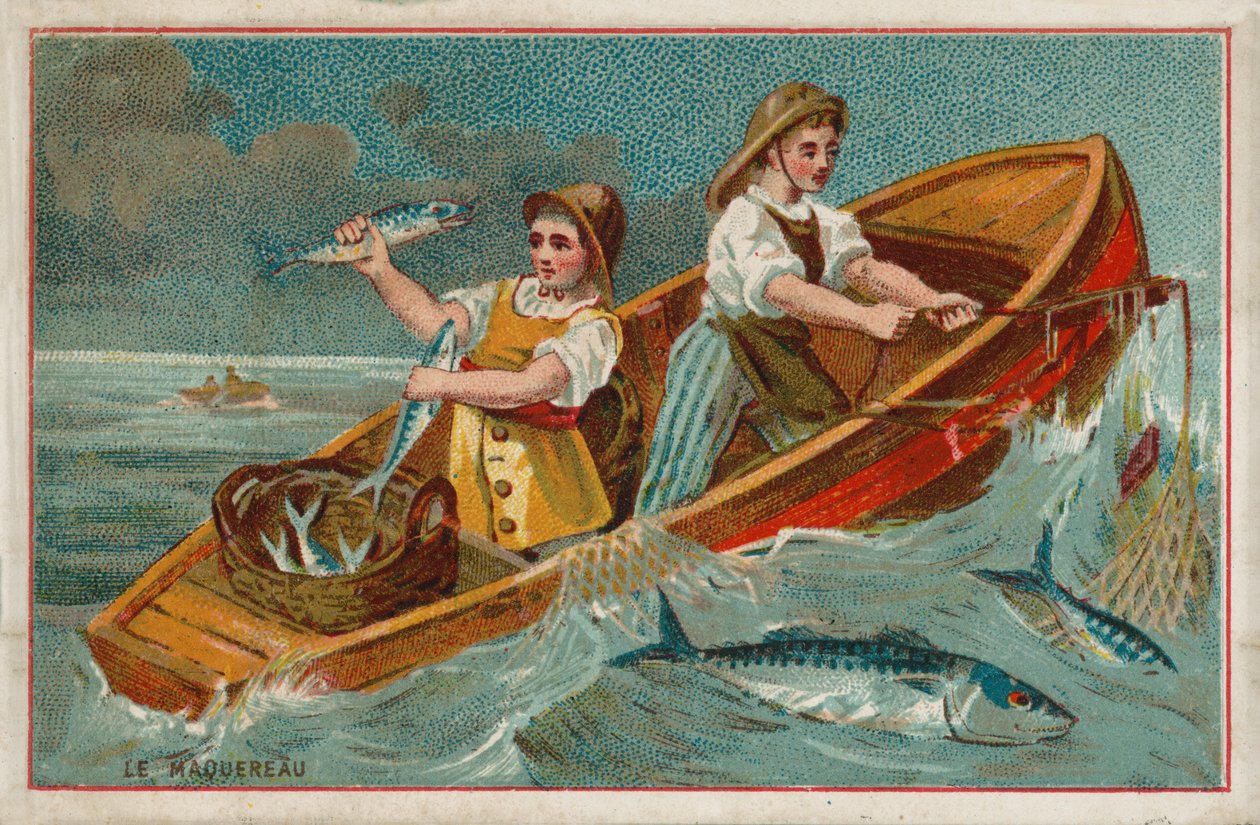 Caballa (chromolitho) de French School