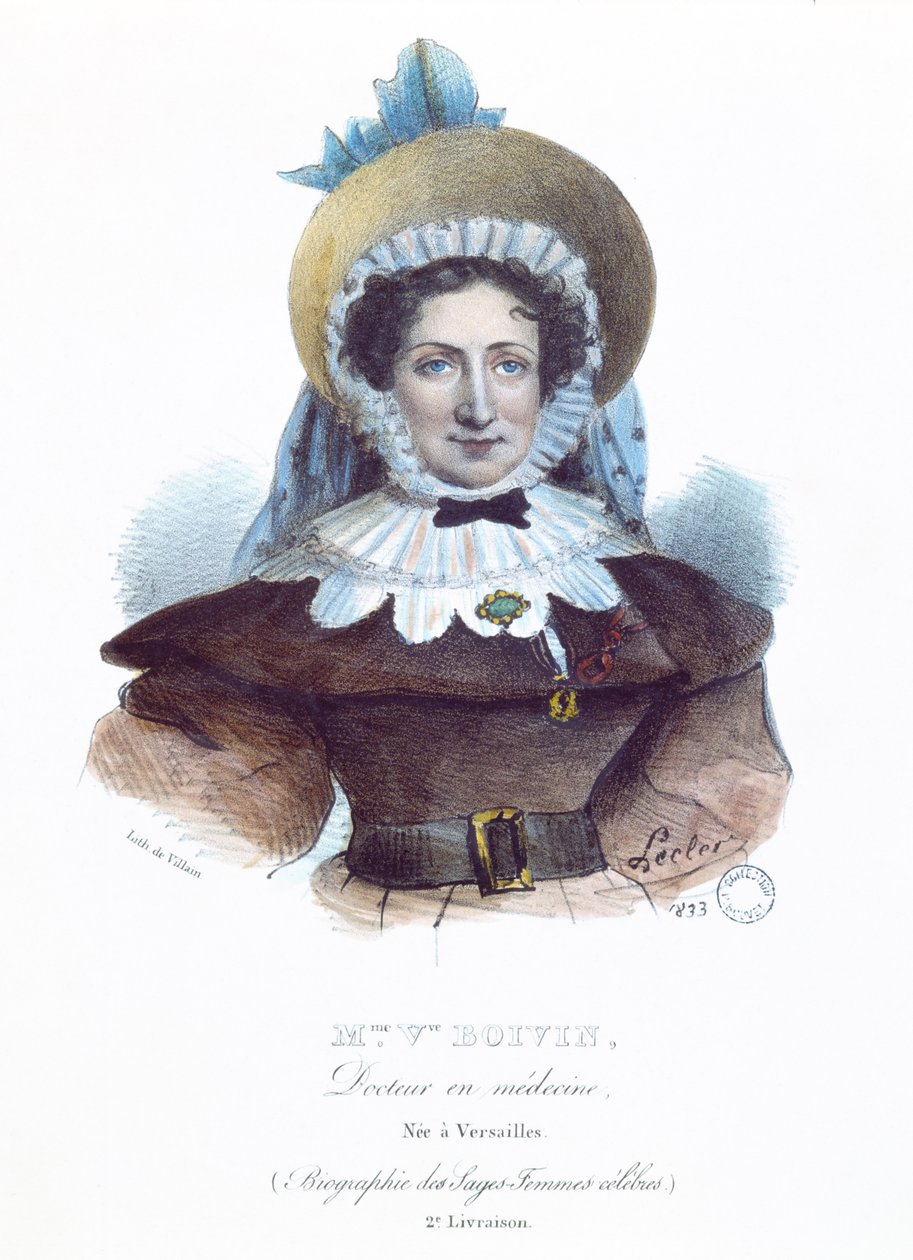 Madame Boivin de un libro sobre mujeres famosas de French School