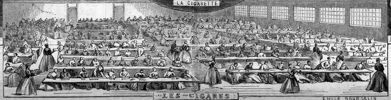 Fábrica de tabacos, París de French School