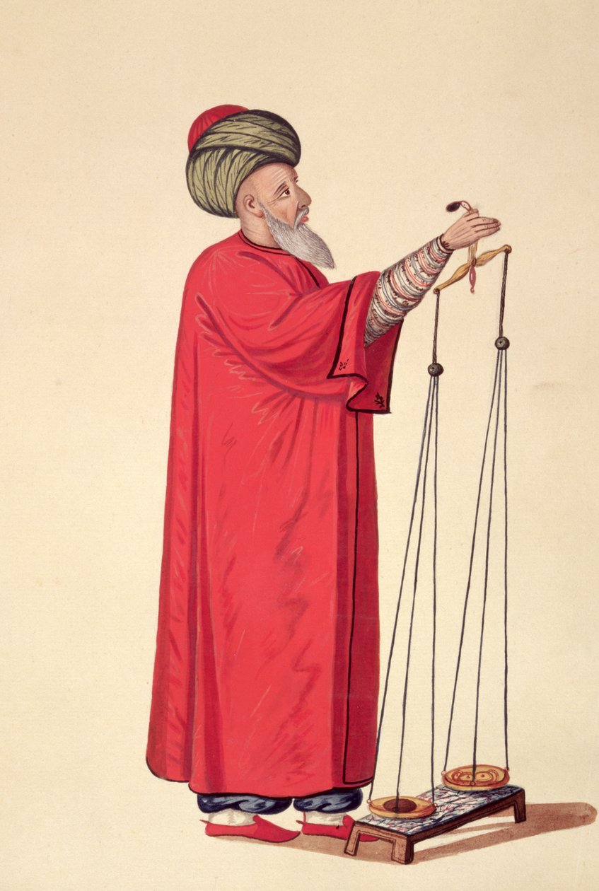 Oficial de Mercado, período otomano, tercer cuarto del siglo XVIII de French School