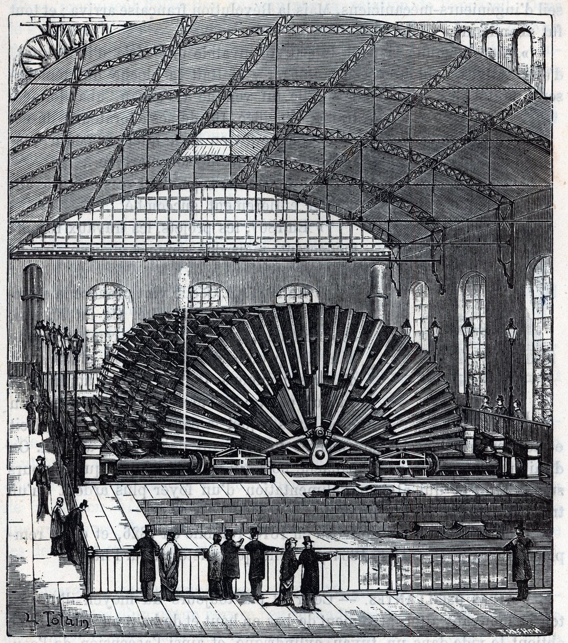 Máquina hidráulica de Marly, construida por el ingeniero Xavier Dufrayer de French School