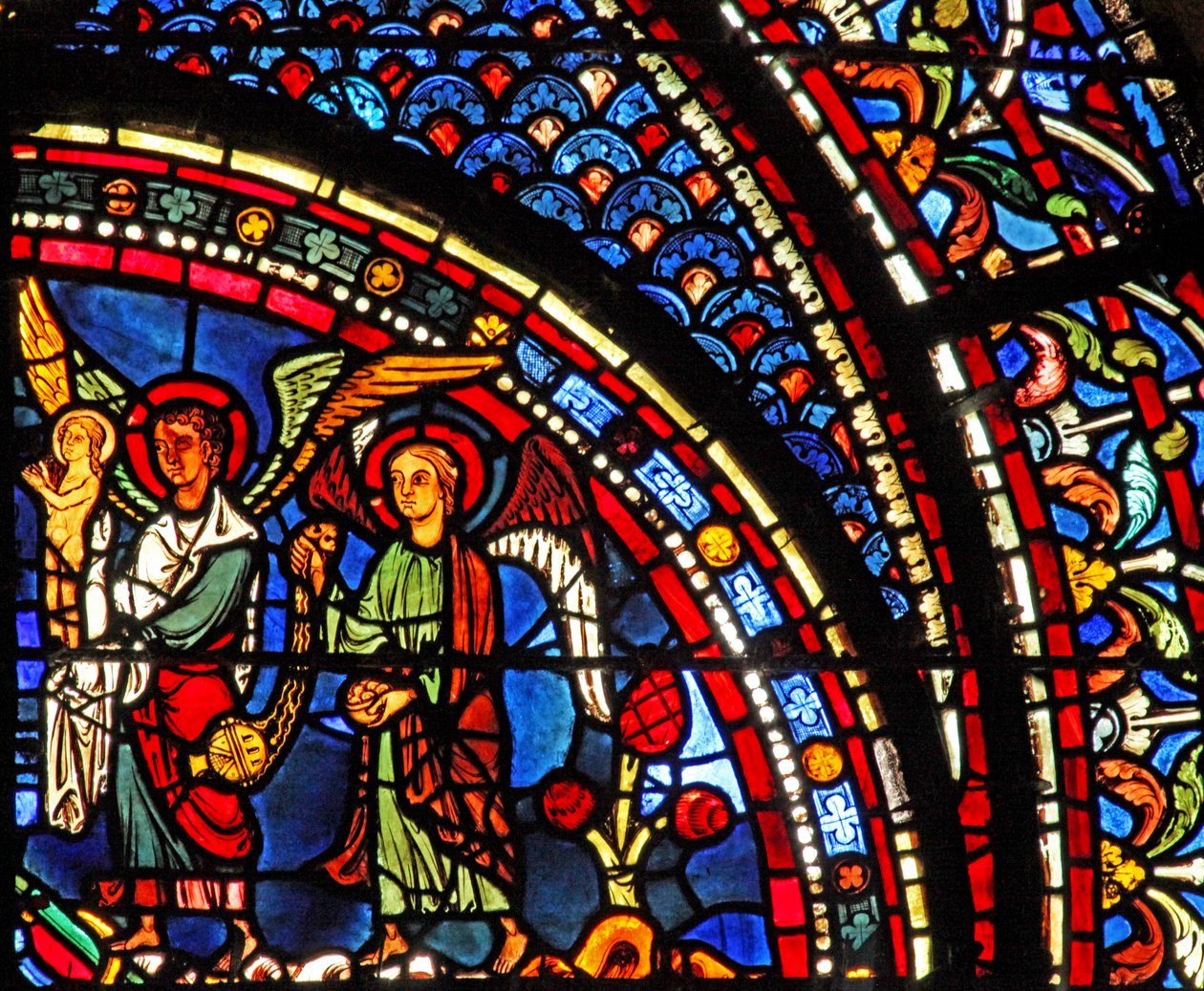 La ventana de María Magdalena: el alma de María Magdalena es bendecida de French School