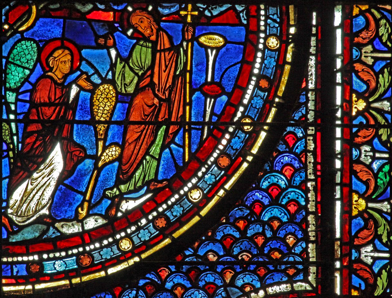 La ventana de María Magdalena: La Resurrección - Noli Me Tangere de French School
