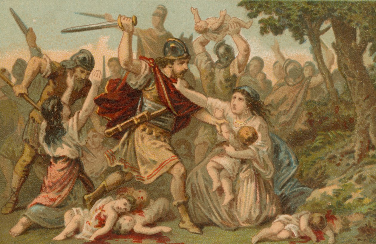 Masacre de los inocentes (cromolito) de French School