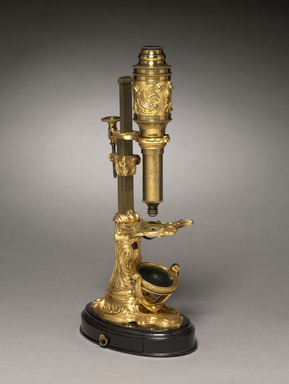 Microscopio, c.1745-1765 de French School