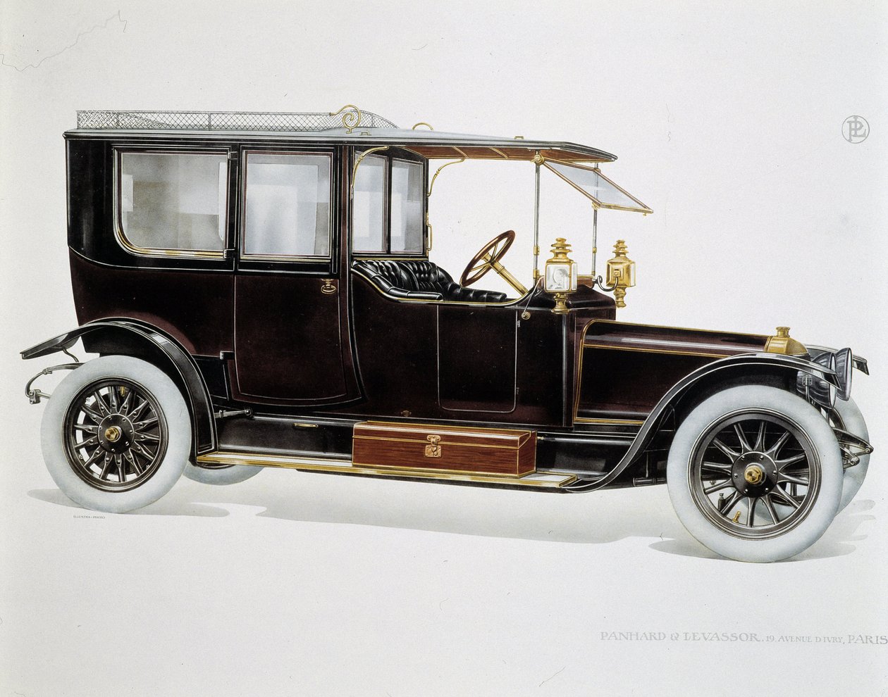 Modelo Limousine - en "Les Etablissements Panhard et Levassor" de French School
