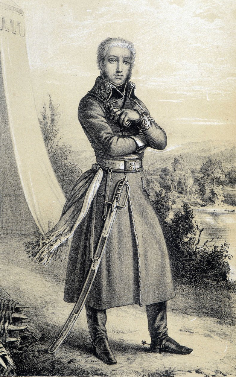 Moreau en "Galerie historique de la Révolution française" de Albert Maurin de French School