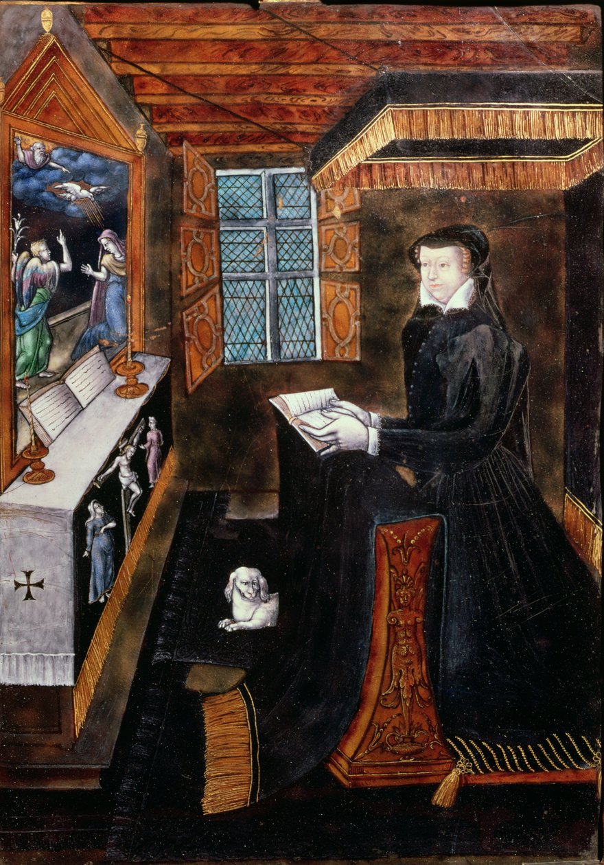 Gabinete de luto con escenas de la vida de Cristo y atributos de Enrique II (1519-59) y Catalina de Médici (1519-89) (detalle) de French School