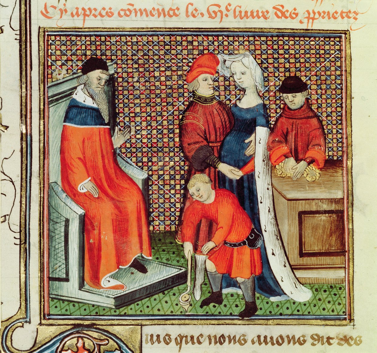 Ms.Fr.22531 Las Edades del Hombre de Le Livre des Proprietes des Choses por Barthelemy l
