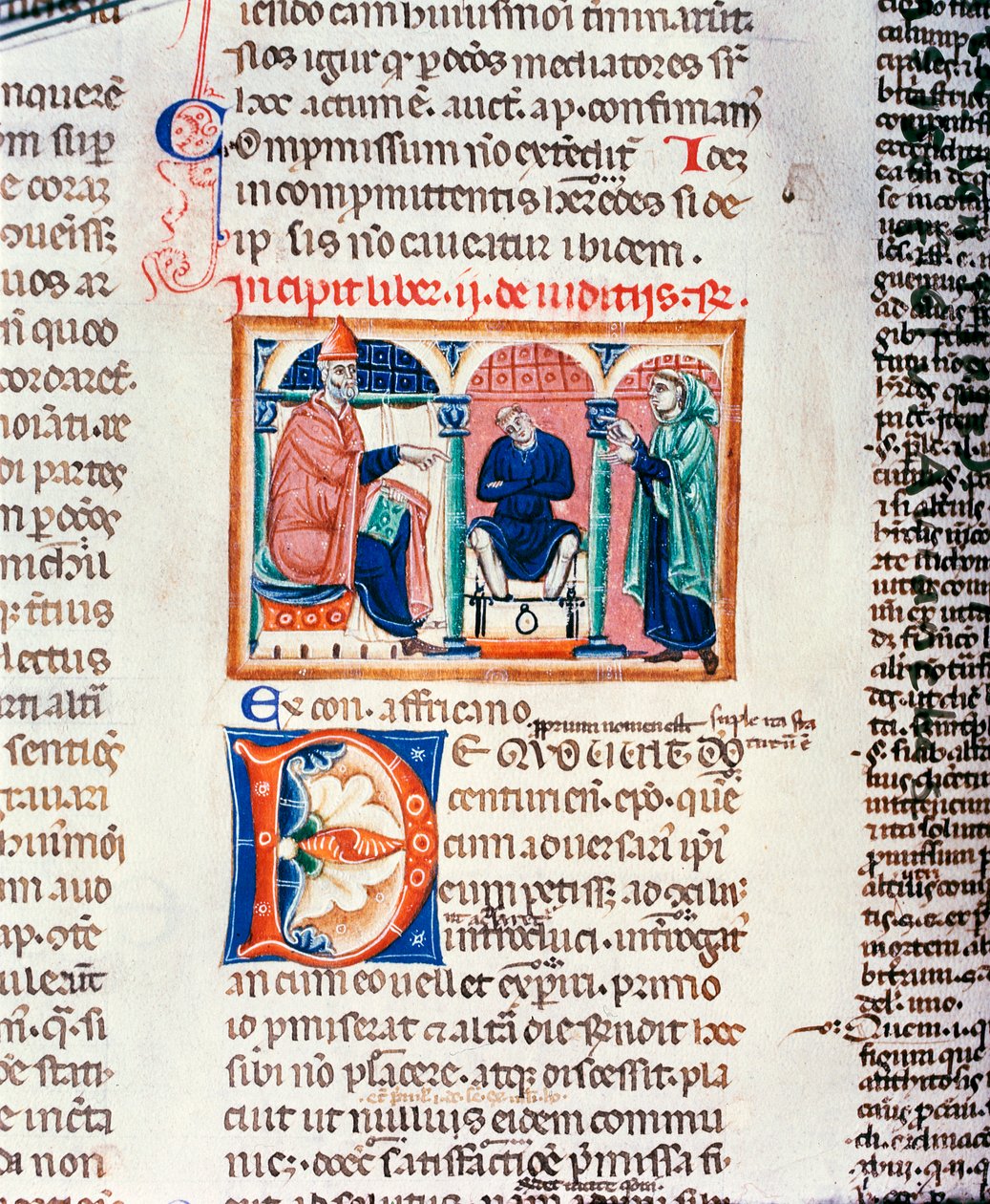 Un juicio, de los Decretos de San Gregorio IX de French School