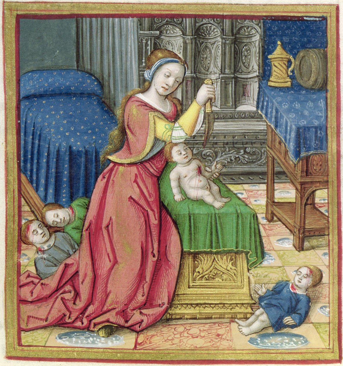 Ms 17 Atalía (m.837 a.C.) de Vie des Femmes Celebres de French School
