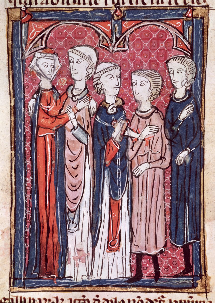 Ms 372 fol.141 Un compromiso, de Decrets de Gratien de French School