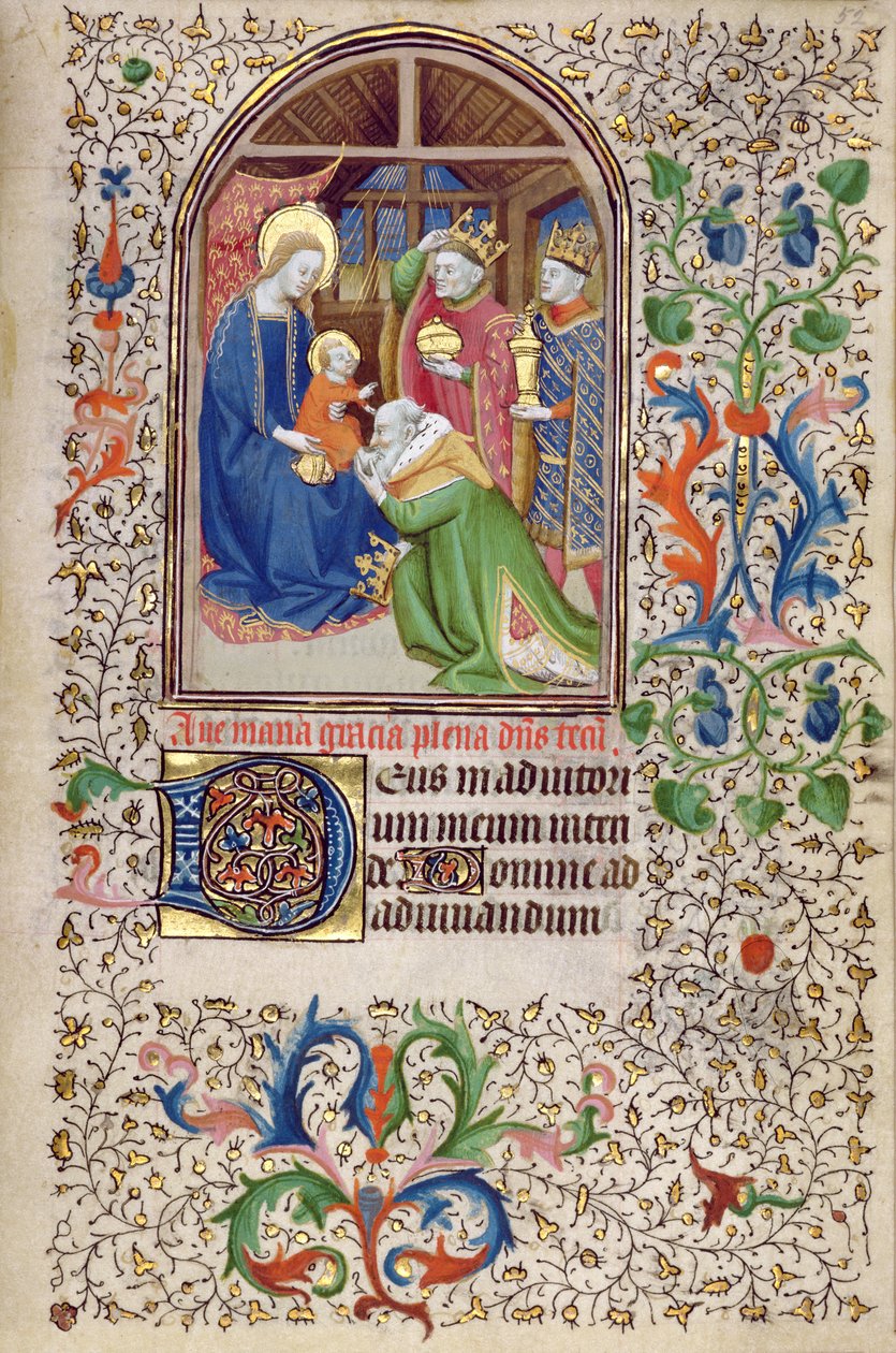 Adoración de los Magos, Amiens de French School