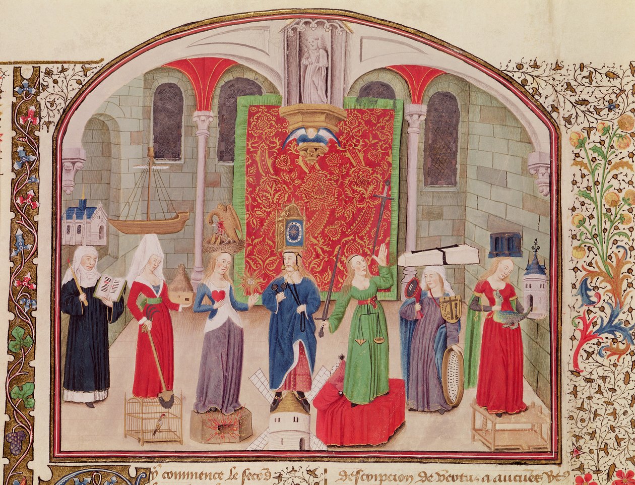 Virtudes teológicas y cardinales, de Ética, Política y Economía de Aristóteles (384-322 a.C.) de French School
