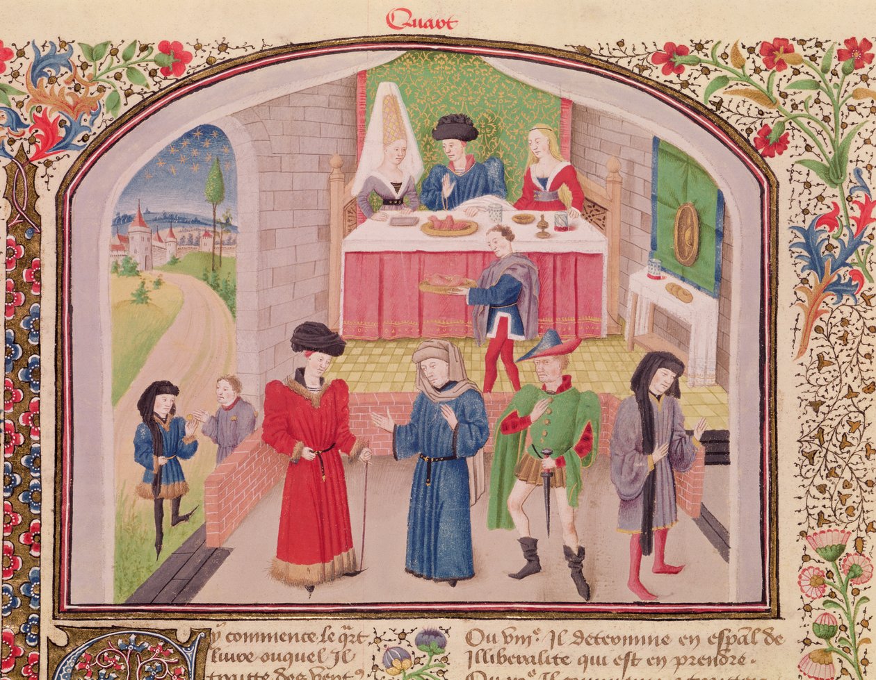 Prodigalidad, liberalidad y avaricia, de Ética, Política y Economía de Aristóteles (384-322 a.C.) de French School