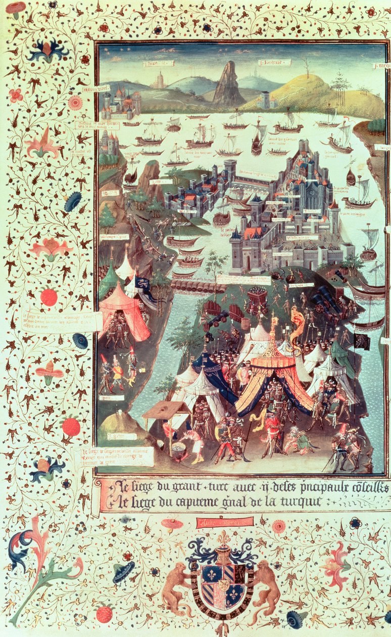 El Asedio de Constantinopla en 1453, de Le Voyage d