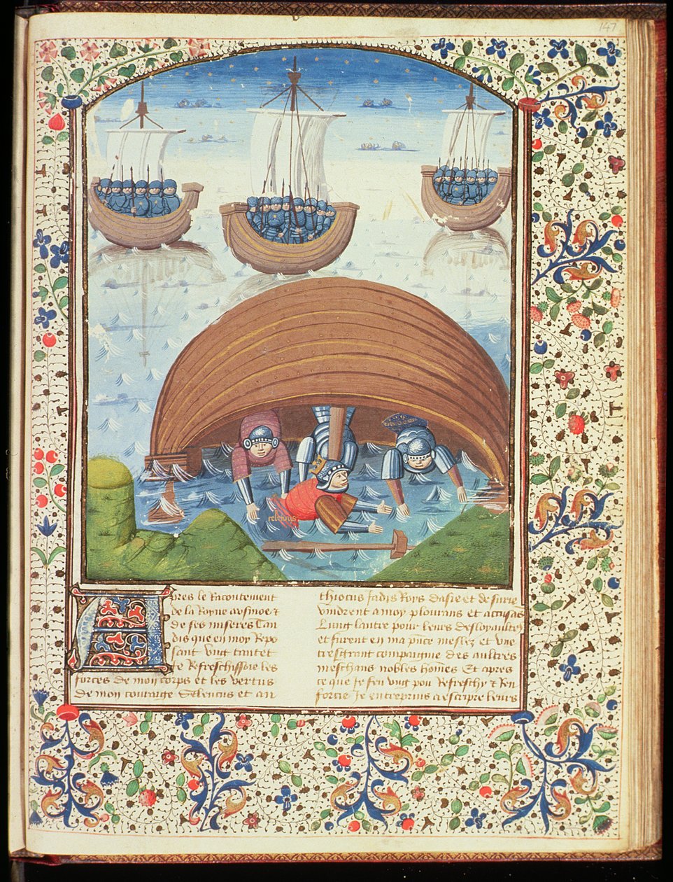 Destino de Seleuco, de La caída de los príncipes, de Giovanni Boccaccio (1313-75) 1467 de French School
