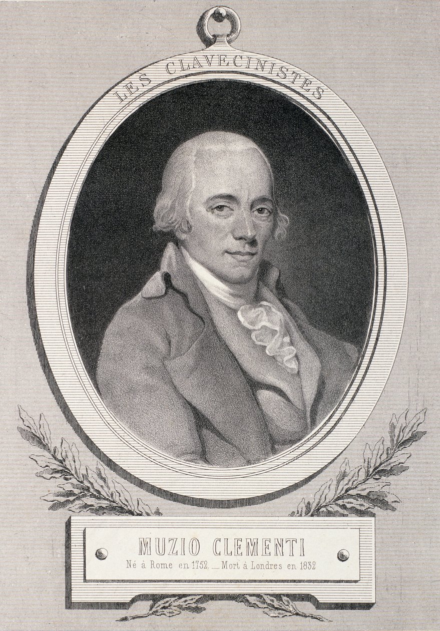 Muzio Clementi (1752-1832) (grabado) de French School