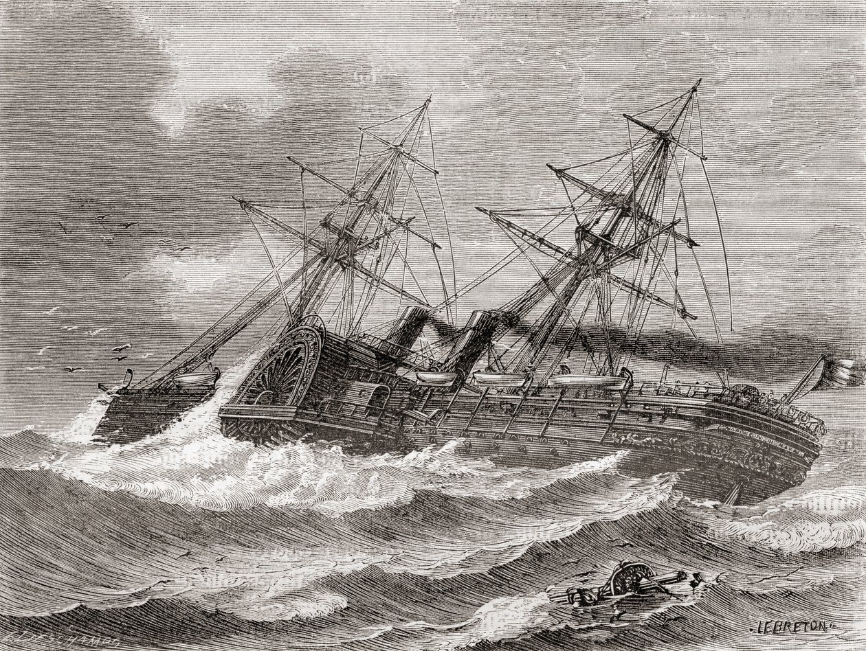 Napoleón III, de Les Merveilles de la Science, pub.1870 de French School