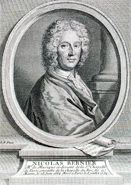 Nicolas Bernier (1665-1734) grabado por Etienne Fiquet (1719-94) (grabado) de French School