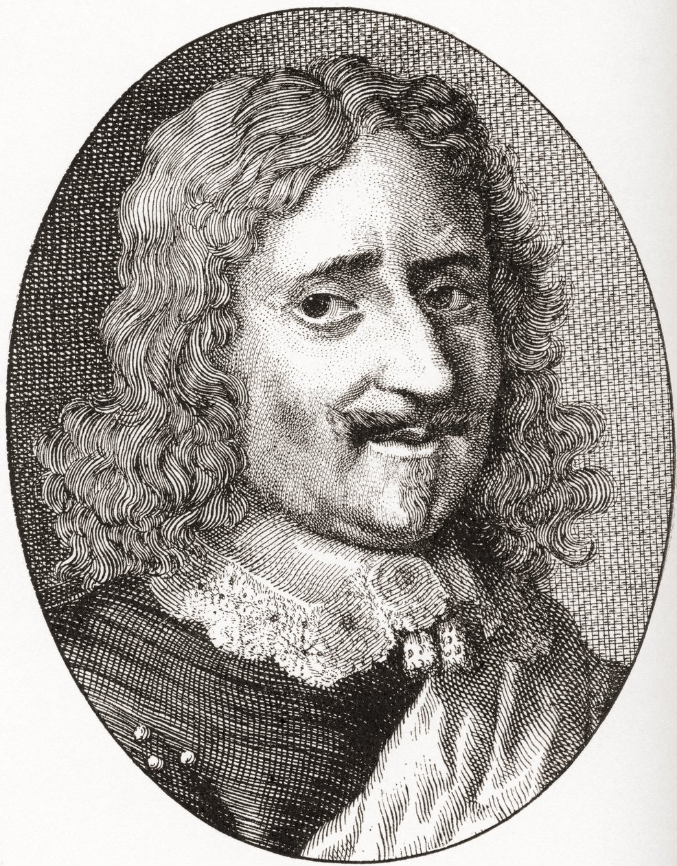 Nicolas V de Neufville de Villeroy, primer duque de Villeroy, 1598-1685. Noble francés y mariscal de Francia. De Les Heures Libres publicado en 1908 de French School