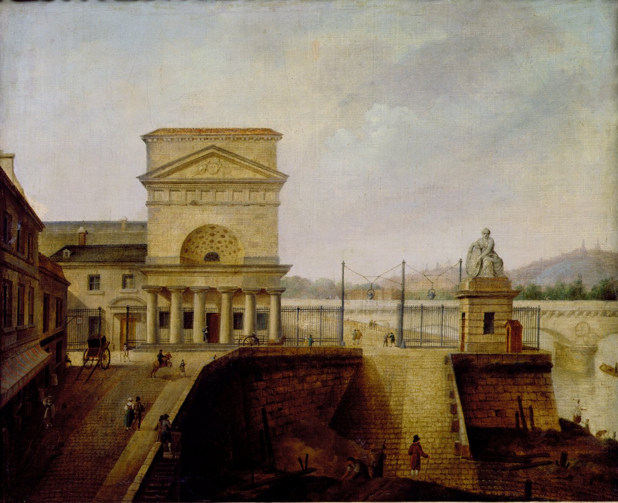 Barrera de Normandía, cerca del Puente de Iena, antes de 1860 de French School