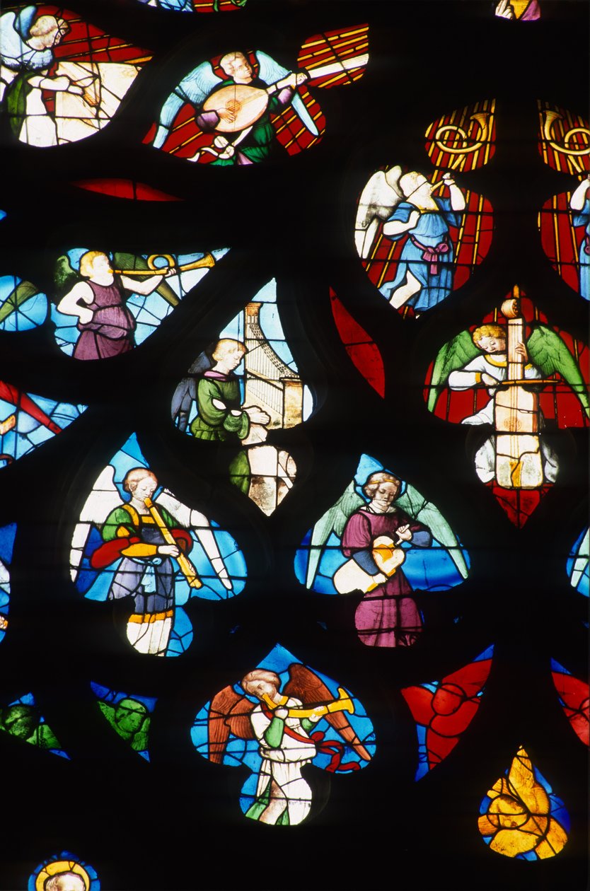 Rosetón norte, detalle de French School