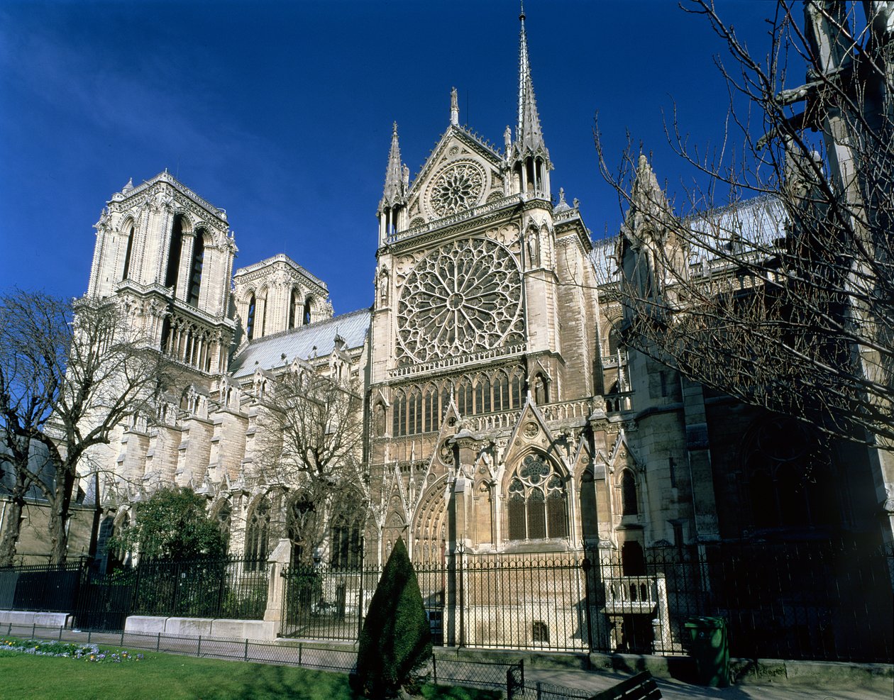 Notre Dame desde el sur, 1163-1345 de French School