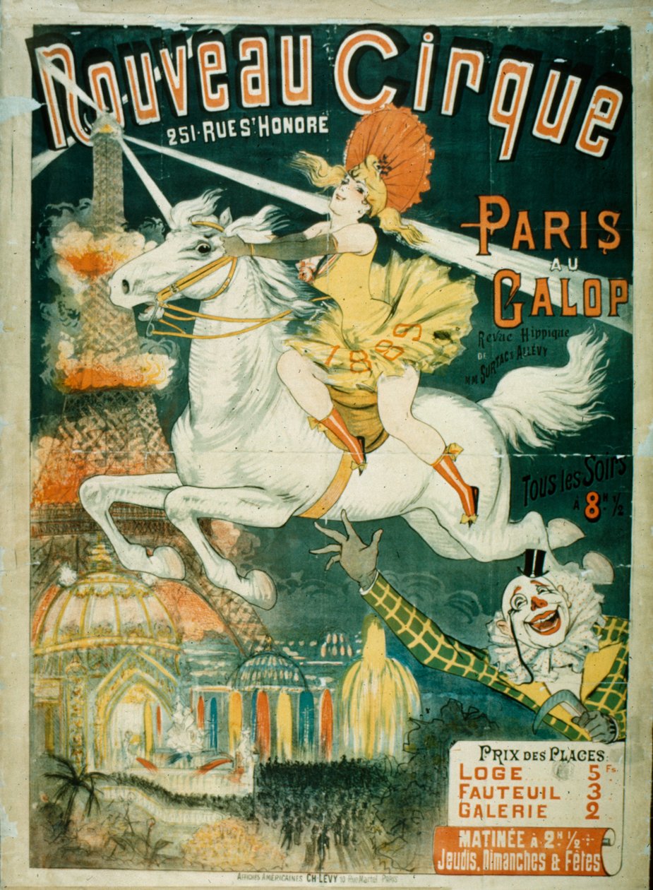 Nouveau Cirque, 1889 de French School