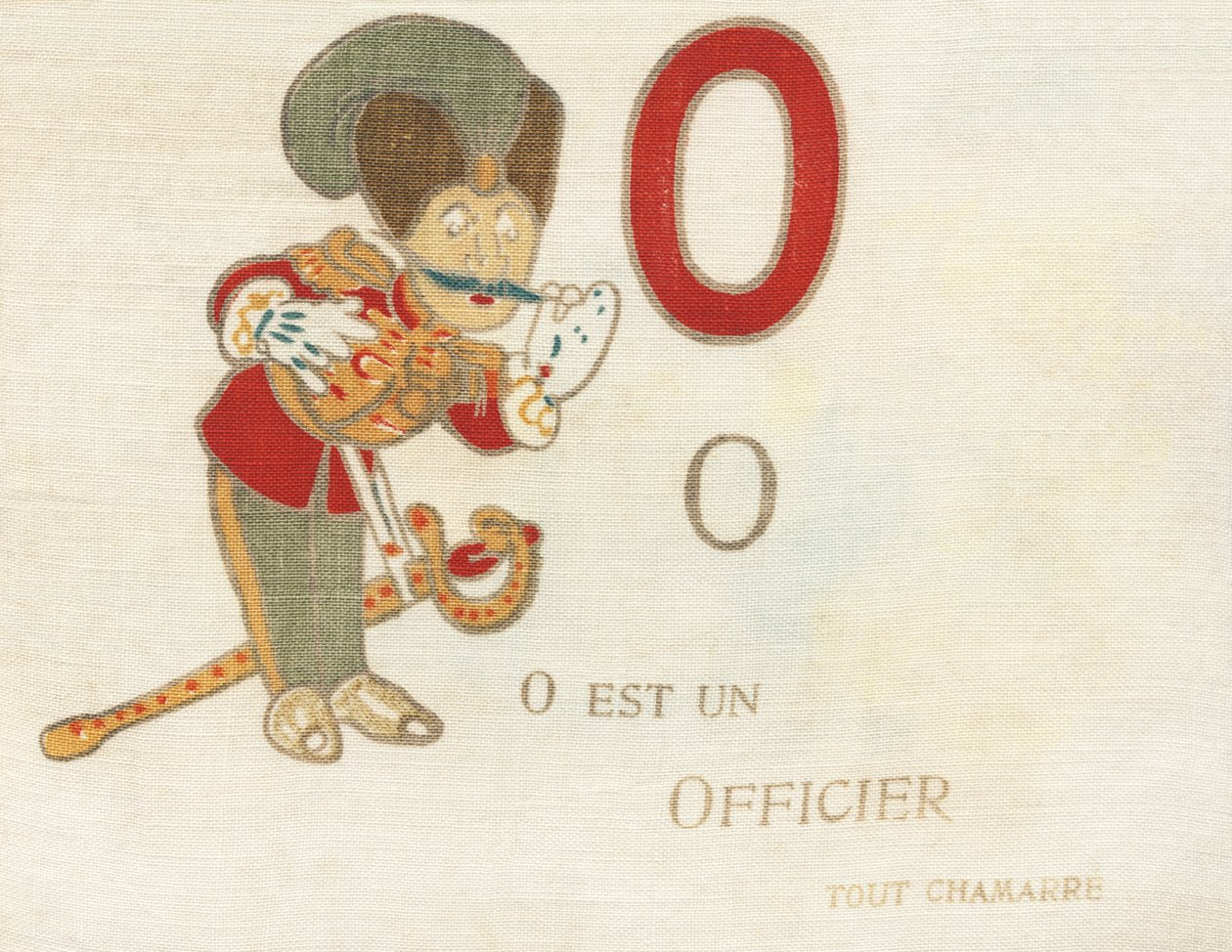 O es un oficial de combate. de French School